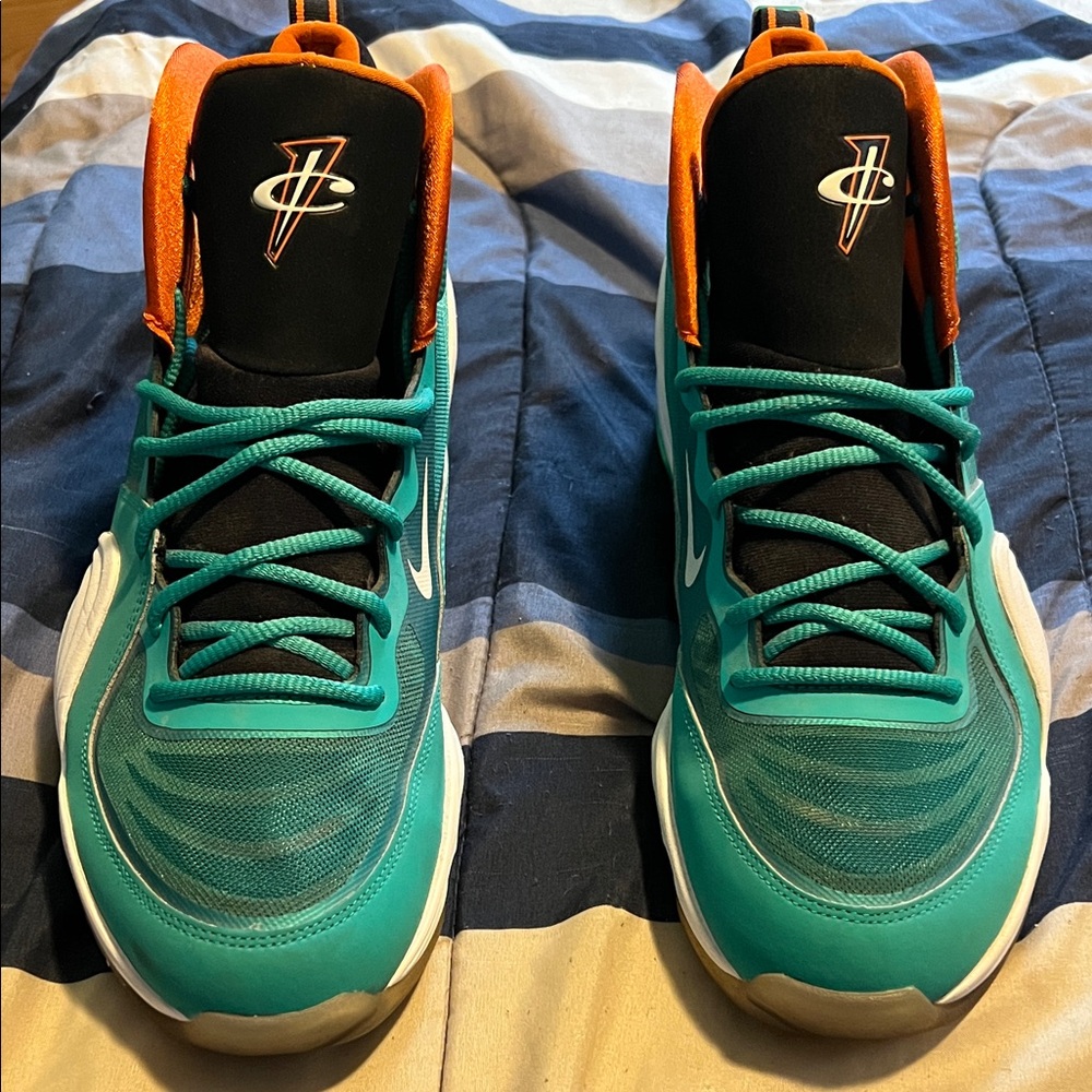 Nike Air Penny 5 “ Miami Dolphins” size 11.5
